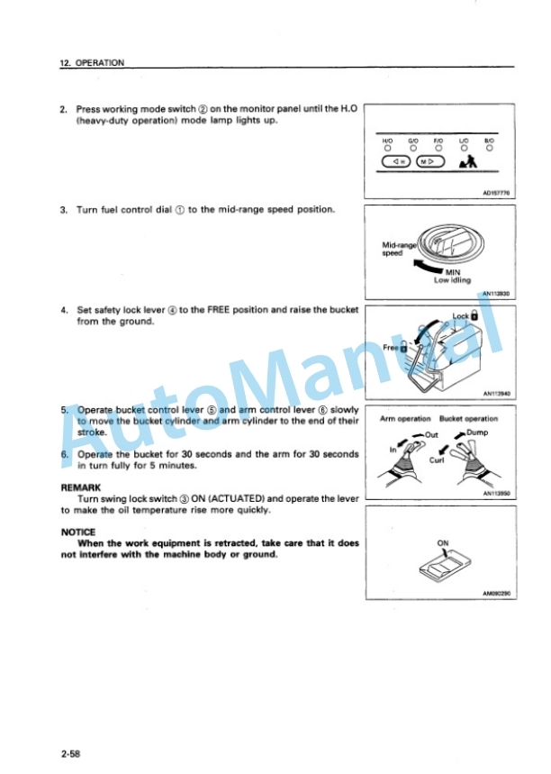 Komatsu PC250-6, PC250LC-6 Hydraulic Excavator Operation and Maintenance Manual SEAM024000 3 Komatsu PC250-6, PC250LC-6 Hydraulic Excavator Operation and Maintenance Manual SEAM024000 - Image 3