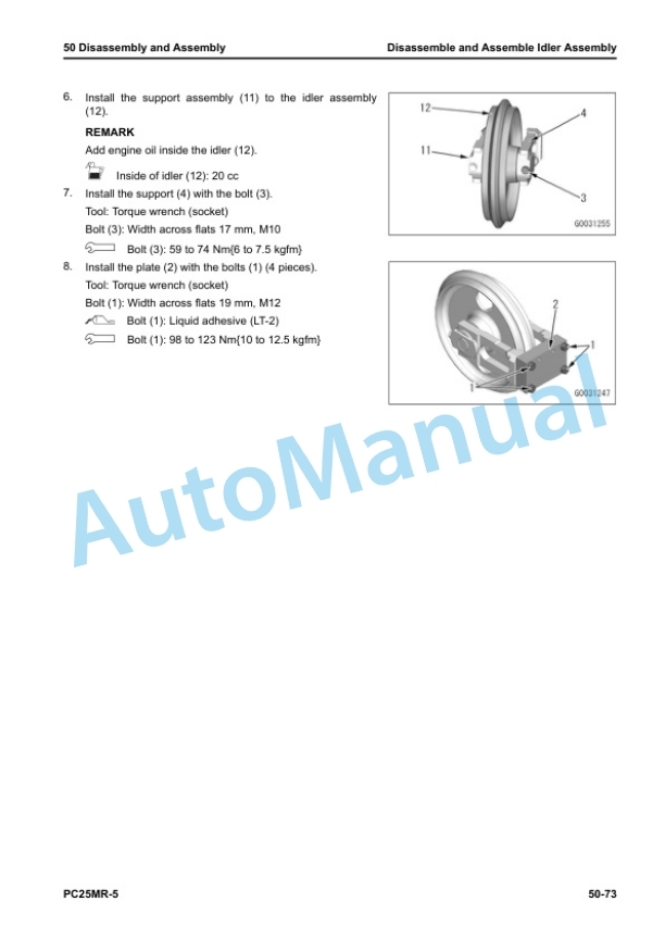 Komatsu PC25MR-5 Compact Hydraulic Excavator Shop Manual SEN06967-00 5 Komatsu PC25MR-5 Compact Hydraulic Excavator Shop Manual SEN06967-00 - Image 5