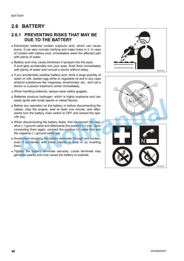 Komatsu PC26MR-3 Galeo Hydraulic Excavator Operation and Maintenance Manual WEAM009501 2 Komatsu PC26MR-3 Galeo Hydraulic Excavator Operation and Maintenance Manual WEAM009501 - Image 2