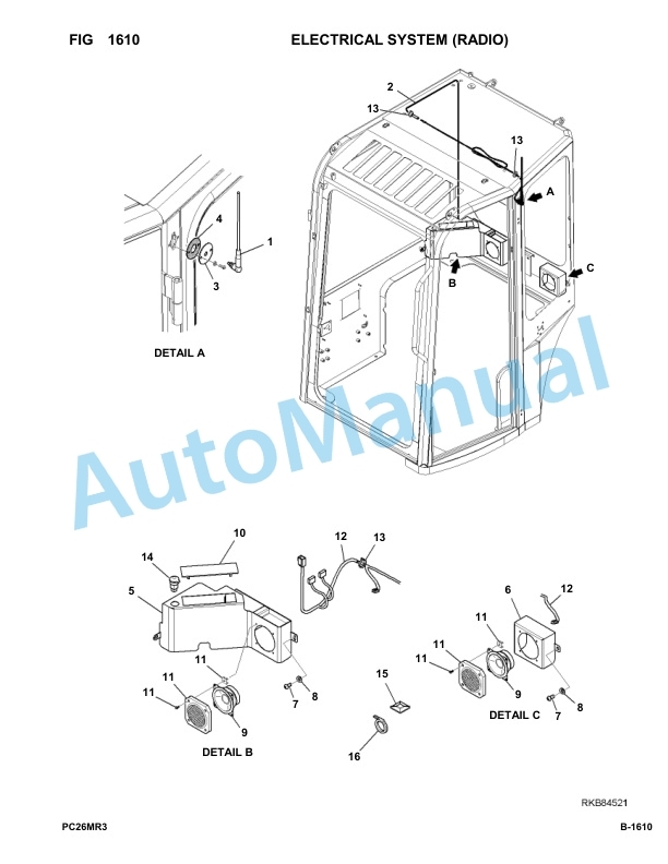 Komatsu PC26MR-3 Hydraulic Excavator Parts Manual F30003-UP 2 Komatsu PC26MR-3 Hydraulic Excavator Parts Manual F30003-UP-2