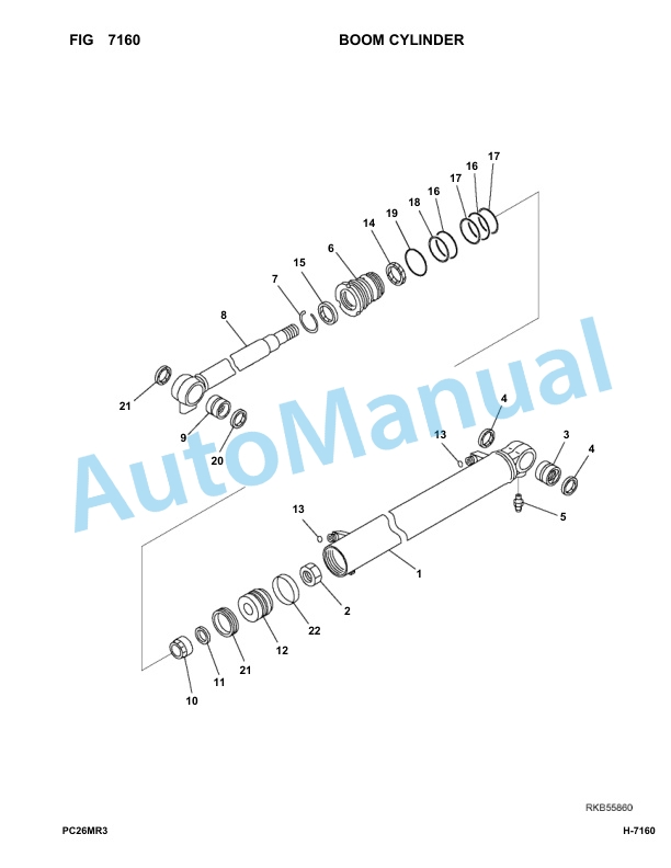 Komatsu PC26MR-3 Hydraulic Excavator Parts Manual F30003-UP 5 Komatsu PC26MR-3 Hydraulic Excavator Parts Manual F30003-UP-5