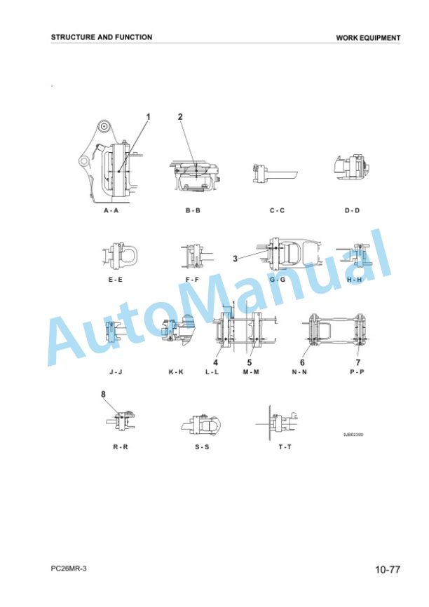 Komatsu PC26MR-3 Hydraulic Excavator Shop Manual WEBM007901 3 Komatsu PC26MR-3 Hydraulic Excavator Shop Manual WEBM007901 - Image 3