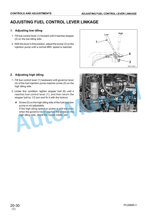 Komatsu PC26MR-3 Hydraulic Excavator Shop Manual WEBM007901 4 Komatsu PC26MR-3 Hydraulic Excavator Shop Manual WEBM007901 - Image 4