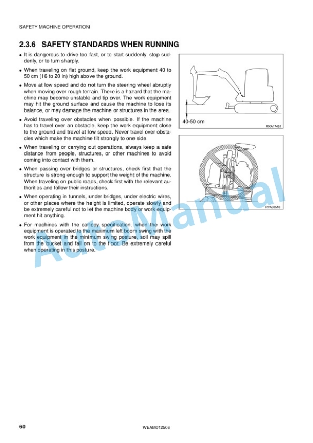 Komatsu PC26MR-3 Operation and Maintenance Manual WEAM012506 2 Komatsu PC26MR-3 Operation and Maintenance Manual WEAM012506 - Image 2