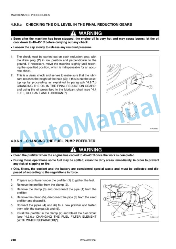 Komatsu PC26MR-3 Operation and Maintenance Manual WEAM012506 5 Komatsu PC26MR-3 Operation and Maintenance Manual WEAM012506 - Image 5