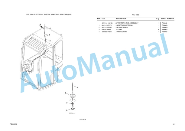 Komatsu PC26MR-3 Parts Manual 2 Komatsu PC26MR-3 Parts Manual-2
