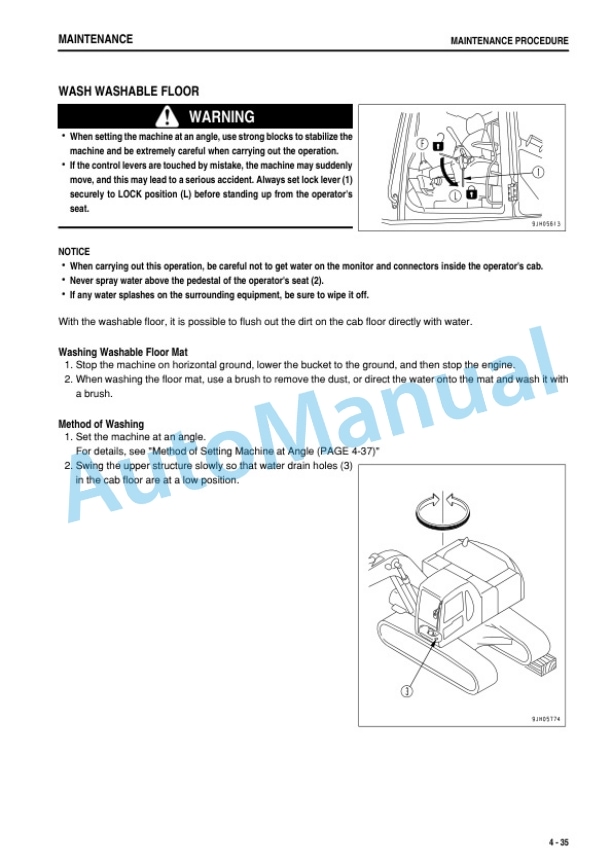 Komatsu PC270-7 Galeo Hydraulic Excavator Operation and Maintenance Manual TEN00059-01 5 Komatsu PC270-7 Galeo Hydraulic Excavator Operation and Maintenance Manual TEN00059-01 - Image 5