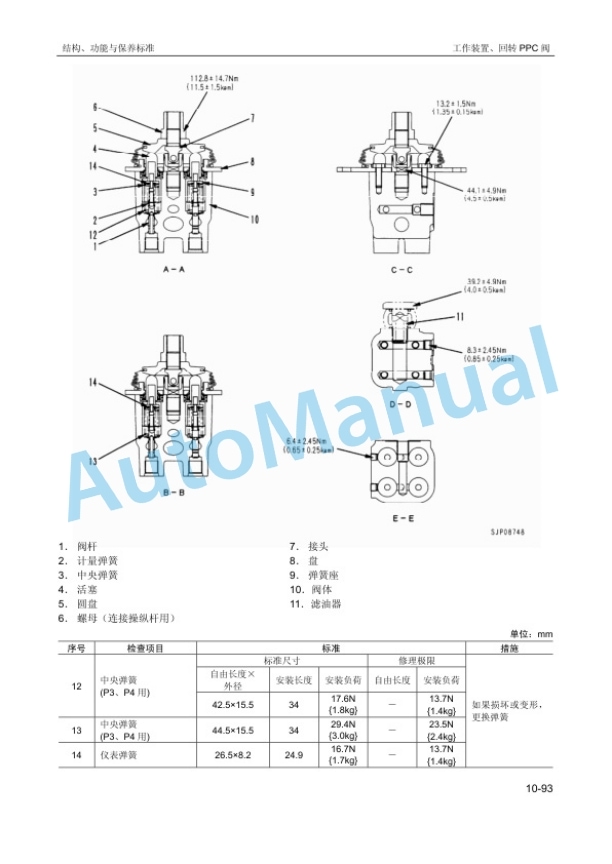 Komatsu PC270-7 Hydraulic Excavator Parts Manual SMCH2707M2 2 Komatsu PC270-7 Hydraulic Excavator Parts Manual SMCH2707M2-2