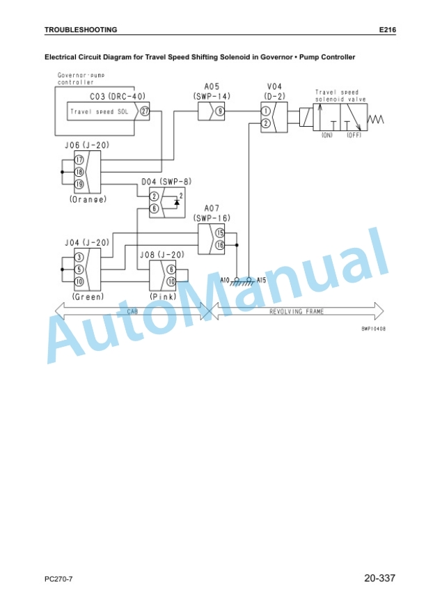 Komatsu PC270-7 Hydraulic Excavator Shop Manual SEBM030406 4 Komatsu PC270-7 Hydraulic Excavator Shop Manual SEBM030406 - Image 4