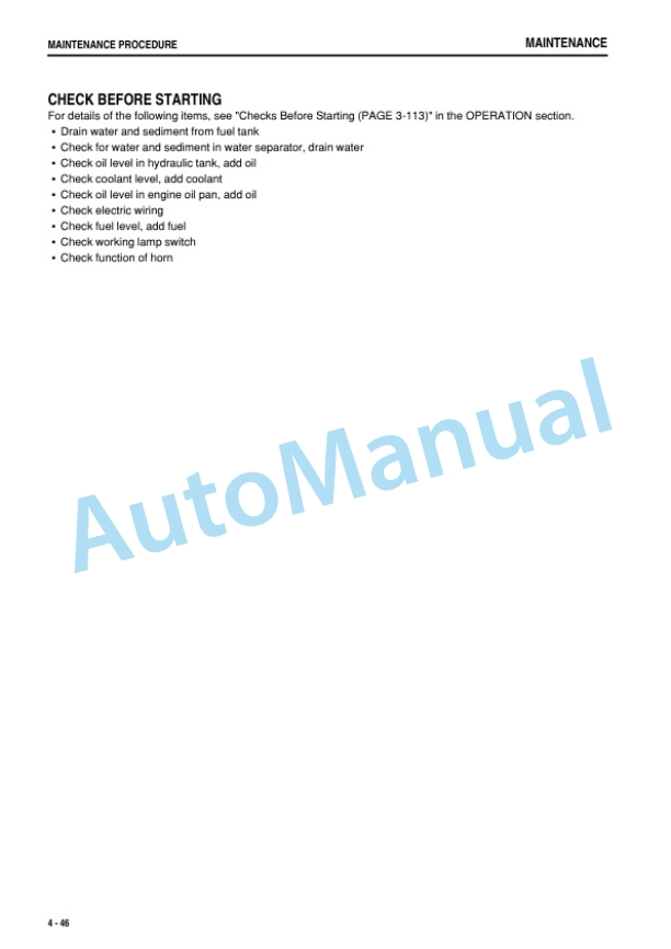 Komatsu PC270-8 Galeo Hydraulic Excavator Operation and Maintenance Manual TEN00148-03 5 Komatsu PC270-8 Galeo Hydraulic Excavator Operation and Maintenance Manual TEN00148-03 - Image 5