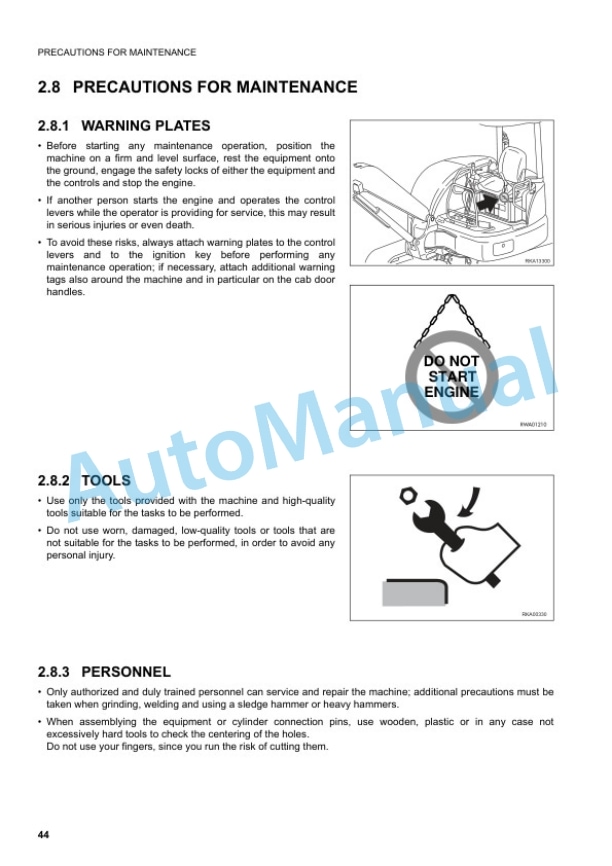 Komatsu PC27MR-2 Galeo Hydraulic Excavator Operation and Maintenance Manual WEAM007101 2 Komatsu PC27MR-2 Galeo Hydraulic Excavator Operation and Maintenance Manual WEAM007101 - Image 2