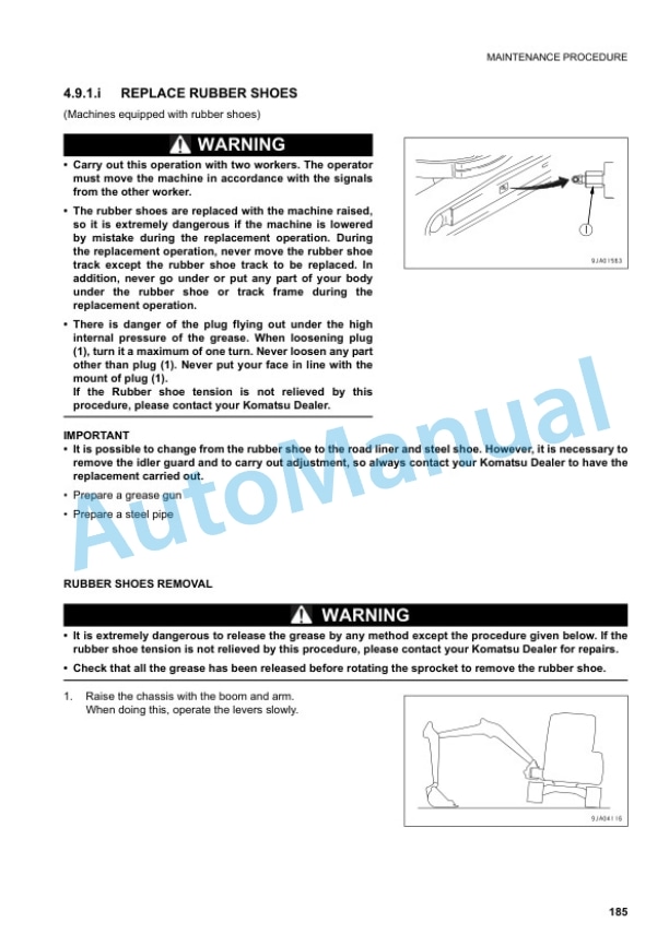 Komatsu PC27MR-2 Galeo Hydraulic Excavator Operation and Maintenance Manual WEAM007101 5 Komatsu PC27MR-2 Galeo Hydraulic Excavator Operation and Maintenance Manual WEAM007101 - Image 5