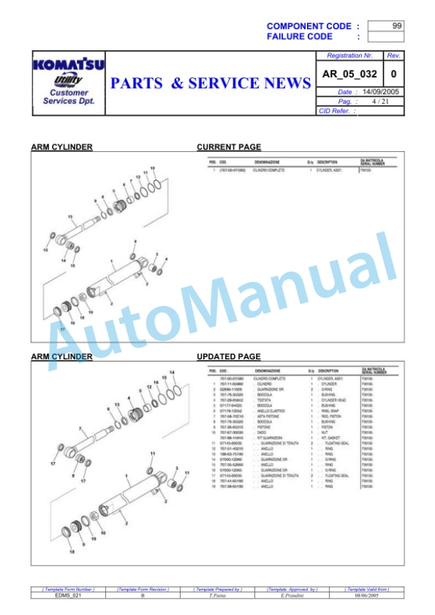 Komatsu PC27MR-2, PC30MR-2, PC35MR-2, PC50MR-2 Hydraulic Excavator Parts Manual 2 Komatsu PC27MR-2, PC30MR-2, PC35MR-2, PC50MR-2 Hydraulic Excavator Parts Manual-2