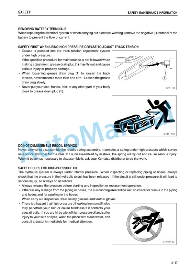 Komatsu PC27MR-2, PC35MR-2 Galeo Hydraulic Excavator Operation and Maintenance Manual TEN00099-01 2 Komatsu PC27MR-2, PC35MR-2 Galeo Hydraulic Excavator Operation and Maintenance Manual TEN00099-01 - Image 2