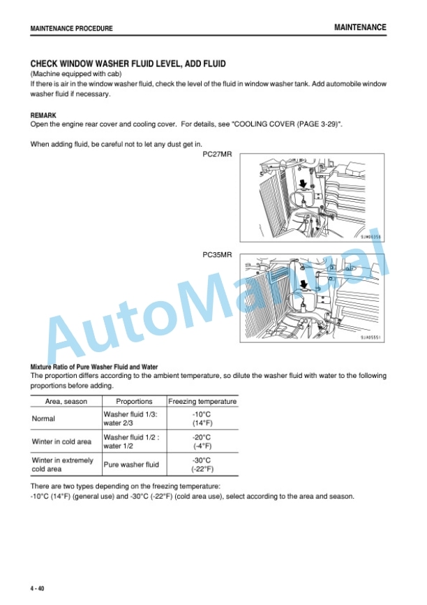 Komatsu PC27MR-2, PC35MR-2 Galeo Hydraulic Excavator Operation and Maintenance Manual TEN00099-01 5 Komatsu PC27MR-2, PC35MR-2 Galeo Hydraulic Excavator Operation and Maintenance Manual TEN00099-01 - Image 5