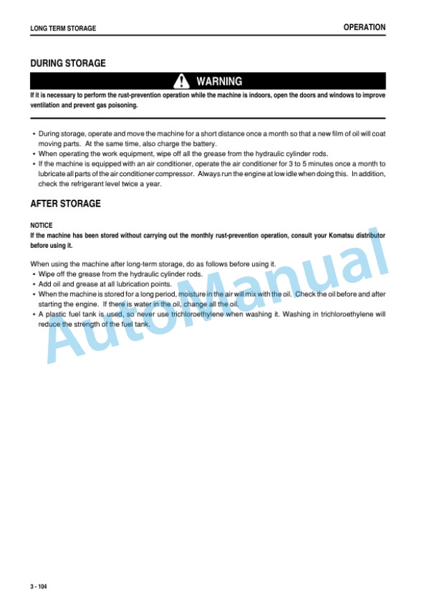 Komatsu PC27MR-2, PC35MR-2 Galeo Hydraulic Excavator Operation and Maintenance Manual TEN00115-00 4 Komatsu PC27MR-2, PC35MR-2 Galeo Hydraulic Excavator Operation and Maintenance Manual TEN00115-00 - Image 4