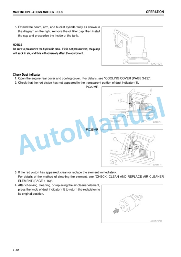 Komatsu PC27MR-2, PC35MR-2 Galeo Hydraulic Excavator Operation and Maintenance Manual TEN00172-00 3 Komatsu PC27MR-2, PC35MR-2 Galeo Hydraulic Excavator Operation and Maintenance Manual TEN00172-00 - Image 3