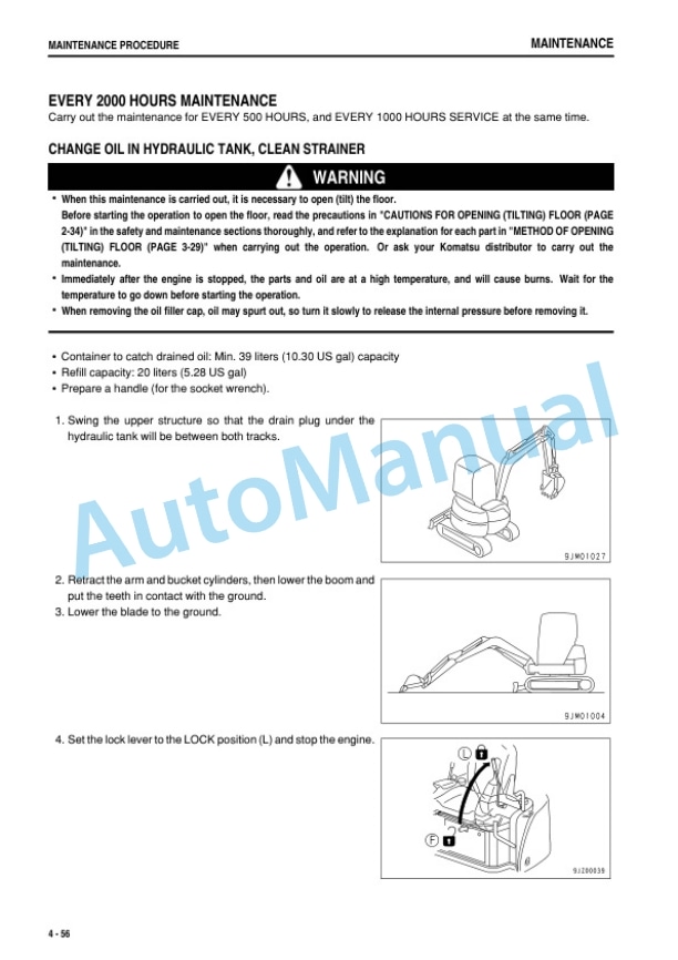 Komatsu PC27MR-3, PC35MR-3 Hydraulic Excavator Operation and Maintenance Manual TEN00507-01 5 Komatsu PC27MR-3, PC35MR-3 Hydraulic Excavator Operation and Maintenance Manual TEN00507-01 - Image 5