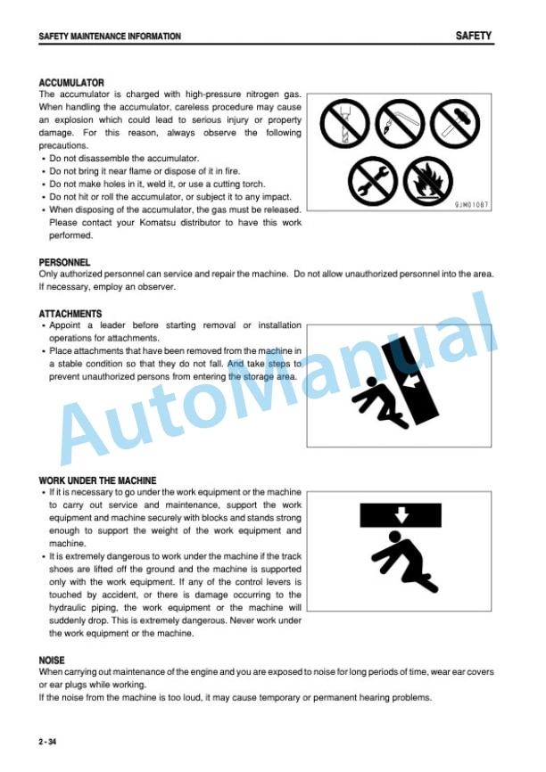 Komatsu PC27MR-X1, PC30MR-X1, PC35MR-X1 Hydraulic Excavator Operation and Maintenance Manual SEAM035305T 2 Komatsu PC27MR-X1, PC30MR-X1, PC35MR-X1 Hydraulic Excavator Operation and Maintenance Manual SEAM035305T - Image 2