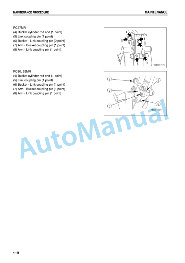 Komatsu PC27MR-X1, PC30MR-X1, PC35MR-X1 Hydraulic Excavator Operation and Maintenance Manual SEAM035305T 5 Komatsu PC27MR-X1, PC30MR-X1, PC35MR-X1 Hydraulic Excavator Operation and Maintenance Manual SEAM035305T - Image 5
