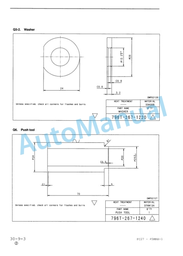 Komatsu PC27MRX-1, PC30MRX-1, PC35MRX-1, PC40MRX-1, PC45MRX-1 Shop Manual SEBM016808 4 Komatsu PC27MRX-1, PC30MRX-1, PC35MRX-1, PC40MRX-1, PC45MRX-1 Shop Manual SEBM016808 - Image 4