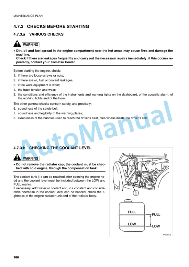 Komatsu PC27R-8 Deluxe Hydraulic Excavator Operation and Maintenance Manual WEAM003102 5 Komatsu PC27R-8 Deluxe Hydraulic Excavator Operation and Maintenance Manual WEAM003102 - Image 5