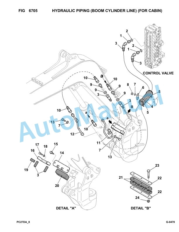 Komatsu PC27R-8 DELUXE Hydraulic Excavator Parts Manual F31103-up 5 Komatsu PC27R-8 DELUXE Hydraulic Excavator Parts Manual F31103-up-5