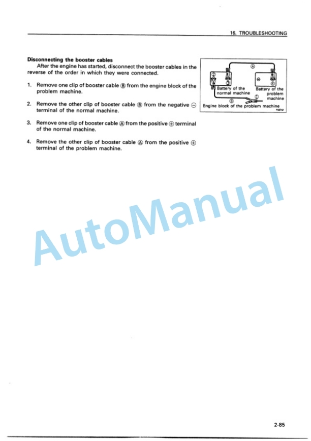 Komatsu PC28UU-2 Hydraulic Excavator Operation and Maintenance Manual SEAM034800 4 Komatsu PC28UU-2 Hydraulic Excavator Operation and Maintenance Manual SEAM034800 - Image 4