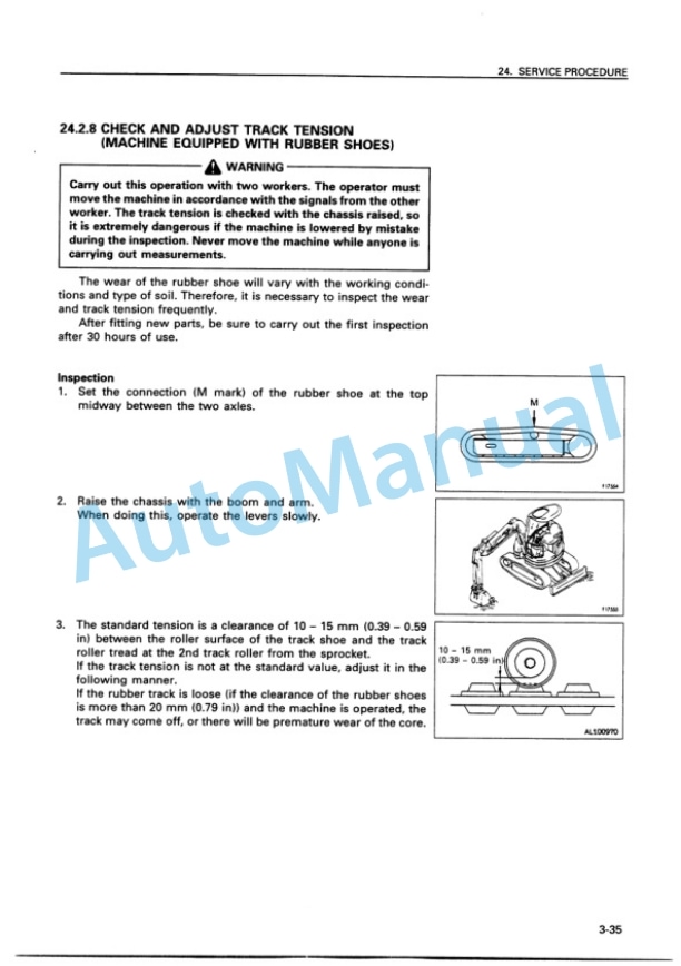 Komatsu PC28UU-2 Hydraulic Excavator Operation and Maintenance Manual SEAM034800 5 Komatsu PC28UU-2 Hydraulic Excavator Operation and Maintenance Manual SEAM034800 - Image 5