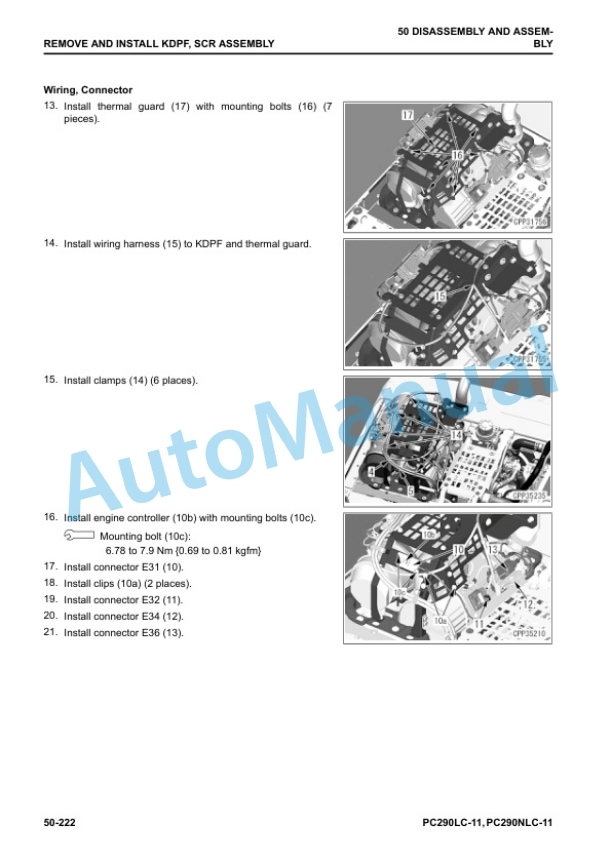 Komatsu PC290-11, PC290LC-11, PC290NLC-11 Hydraulic Excavator Shop Manual UENBM00352 5 Komatsu PC290-11, PC290LC-11, PC290NLC-11 Hydraulic Excavator Shop Manual UENBM00352 - Image 5