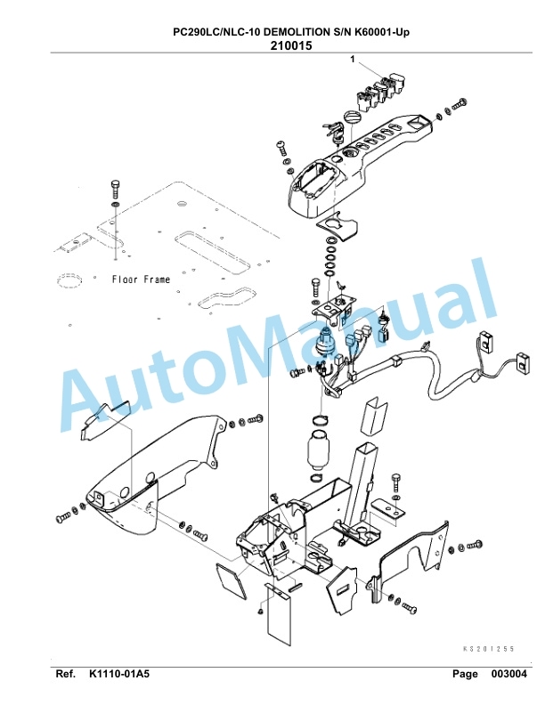 Komatsu PC290LC-10, PC290NLC-10 Demolition Hydraulic Excavator Parts Manual K60001-UP 2 Komatsu PC290LC-10, PC290NLC-10 Demolition Hydraulic Excavator Parts Manual K60001-UP-2
