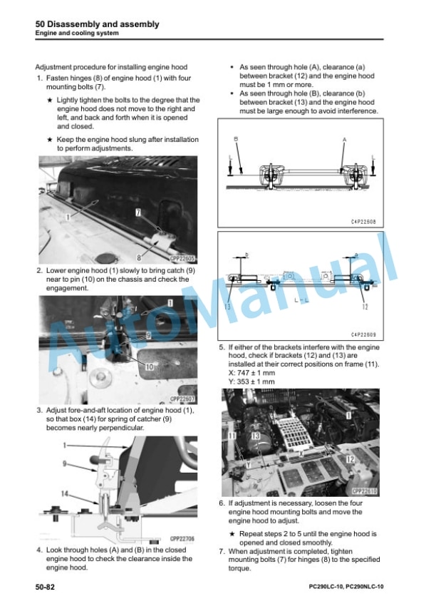 Komatsu PC290LC-10, PC290NLC-10 Hydraulic Excavator Shop Manual UEN05644-03 5 Komatsu PC290LC-10, PC290NLC-10 Hydraulic Excavator Shop Manual UEN05644-03 - Image 5