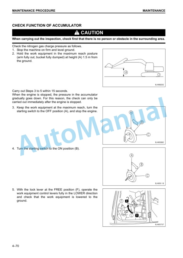 Komatsu PC290LC-10, PC290NLC-10, PC290LC-10 Demolition Base Spec, PC290NLC-10 Demolition Base Spec Hydraulic Excavator Operation and Maintenance Manual UENAM00854 5 Komatsu PC290LC-10, PC290NLC-10, PC290LC-10 Demolition Base Spec, PC290NLC-10 Demolition Base Spec Hydraulic Excavator Operation and Maintenance Manual UENAM00854 - Image 5
