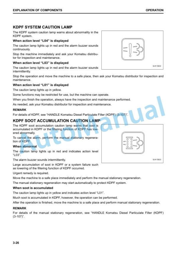 Komatsu PC290LC-11 Demolition, PC290NLC-11 Demolition Hydraulic Excavator Operation and Maintenance Manual UENAM01241 2 Komatsu PC290LC-11 Demolition, PC290NLC-11 Demolition Hydraulic Excavator Operation and Maintenance Manual UENAM01241 - Image 2