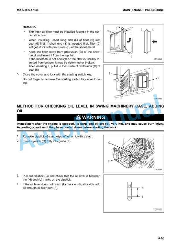 Komatsu PC290LC-11 Demolition, PC290NLC-11 Demolition Hydraulic Excavator Operation and Maintenance Manual UENAM01450 5 Komatsu PC290LC-11 Demolition, PC290NLC-11 Demolition Hydraulic Excavator Operation and Maintenance Manual UENAM01450 - Image 5