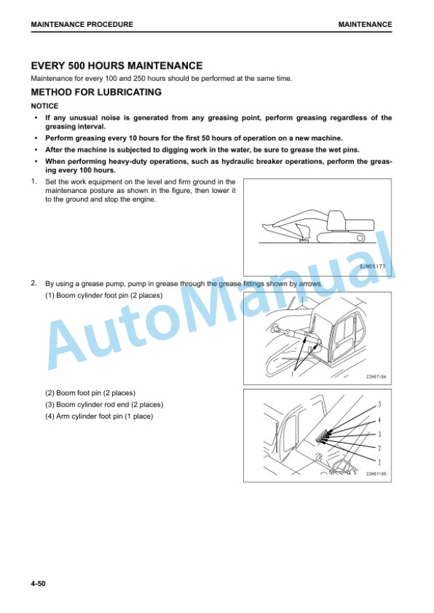 Komatsu PC290LC-11 Hydraulic Excavator Operation and Maintenance Manual CEAM028502 5 Komatsu PC290LC-11 Hydraulic Excavator Operation and Maintenance Manual CEAM028502 - Image 5
