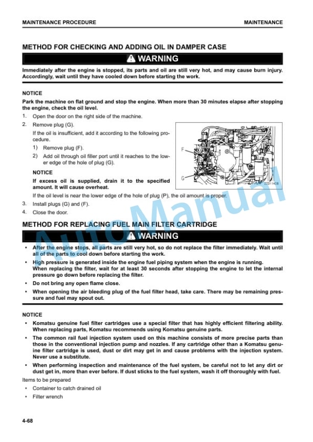 Komatsu PC290LC-11 Hydraulic Excavator Operation and Maintenance Manual PEN01241-00 5 Komatsu PC290LC-11 Hydraulic Excavator Operation and Maintenance Manual PEN01241-00 - Image 5