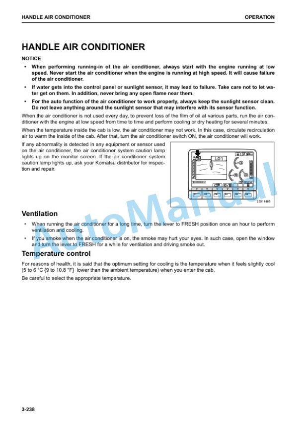 Komatsu PC290LC-11 Hydraulic Excavator Operation and Maintenance Manual TEN00801-00 4 Komatsu PC290LC-11 Hydraulic Excavator Operation and Maintenance Manual TEN00801-00 - Image 4