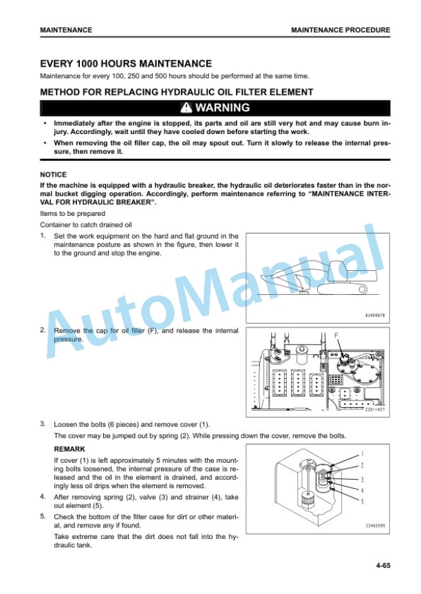 Komatsu PC290LC-11 Hydraulic Excavator Operation and Maintenance Manual TEN00892-06 5 Komatsu PC290LC-11 Hydraulic Excavator Operation and Maintenance Manual TEN00892-06 - Image 5