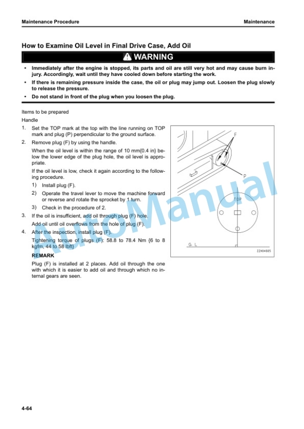 Komatsu PC290LC-11 Hydraulic Excavator Operation and Maintenance Manual TEN00892-07 5 Komatsu PC290LC-11 Hydraulic Excavator Operation and Maintenance Manual TEN00892-07 - Image 5