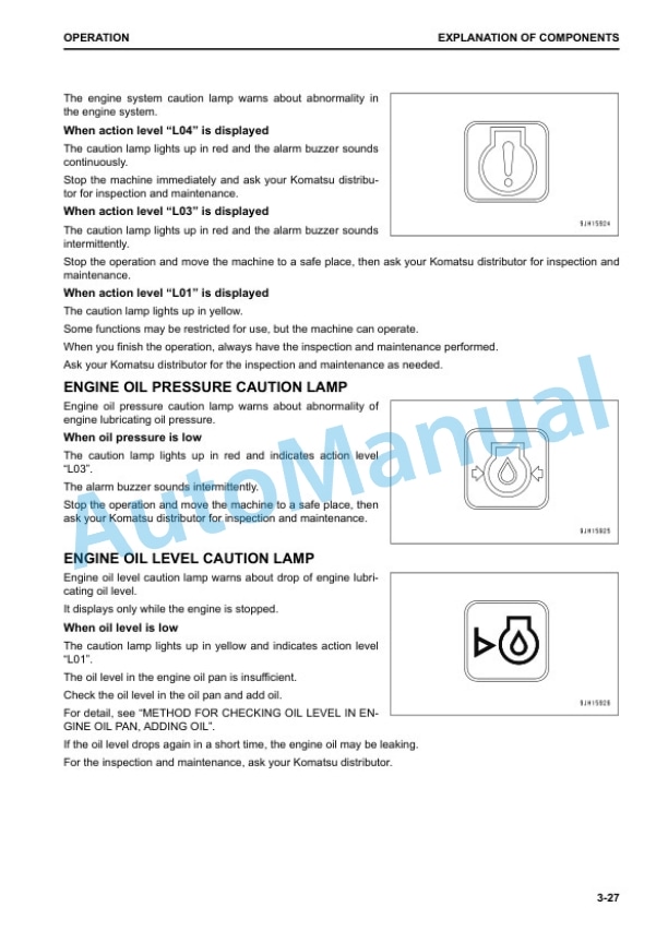 Komatsu PC290LC-11, PC290NLC-11 Hydraulic Excavator Operation and Maintenance Manual UENAM01401 2 Komatsu PC290LC-11, PC290NLC-11 Hydraulic Excavator Operation and Maintenance Manual UENAM01401 - Image 2
