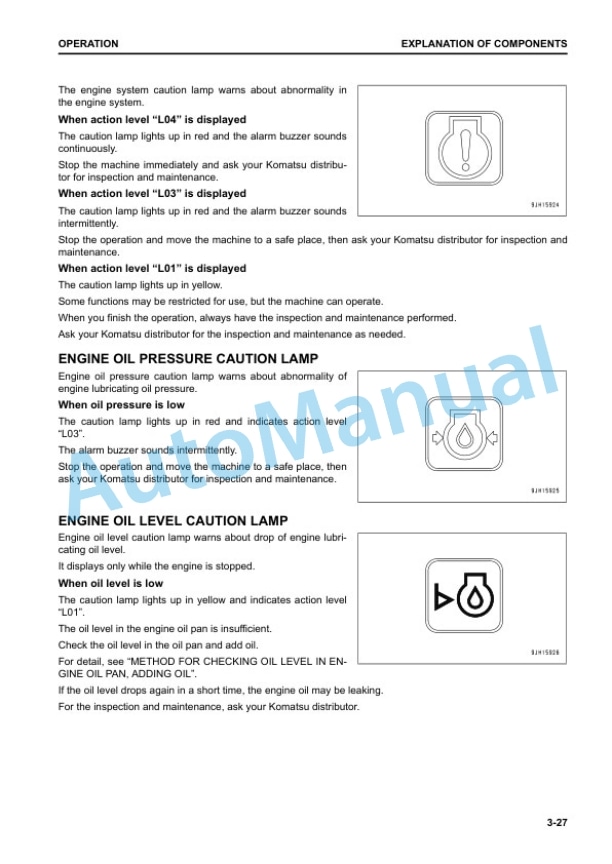 Komatsu PC290LC-11E0 Demolition Excavator, PC290NLC-11E0 Demolition Excavator Hydraulic Excavator Operation and Maintenance Manual UENAM01602 2 Komatsu PC290LC-11E0 Demolition Excavator, PC290NLC-11E0 Demolition Excavator Hydraulic Excavator Operation and Maintenance Manual UENAM01602 - Image 2