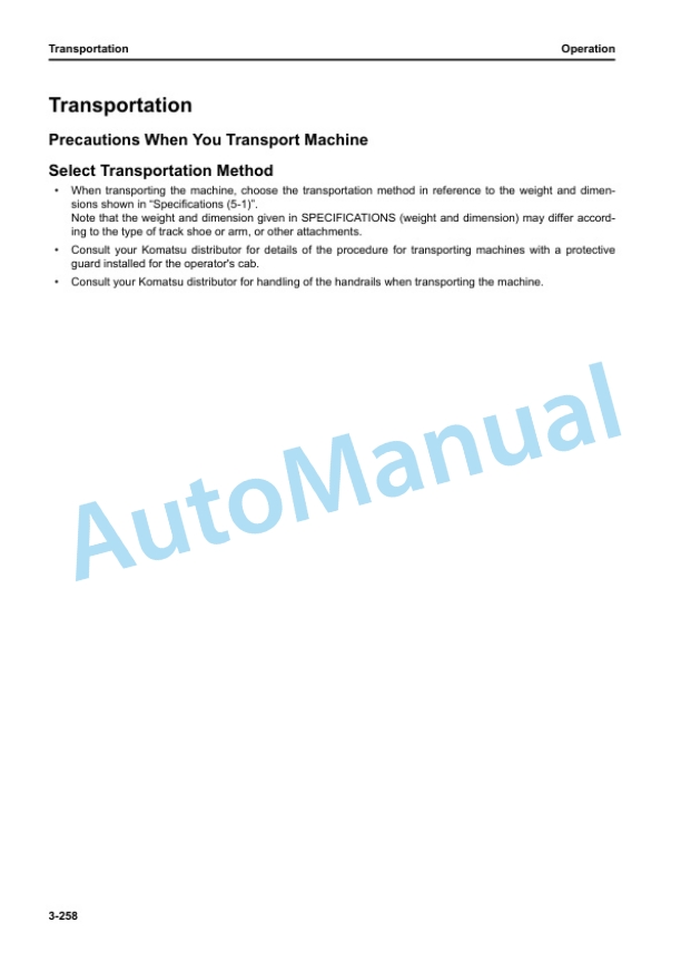 Komatsu PC290LC-11E0, PC290NLC-11E0 Demolition Hydraulic Excavator Operation and Maintenance Manual UENAM02040 4 Komatsu PC290LC-11E0, PC290NLC-11E0 Demolition Hydraulic Excavator Operation and Maintenance Manual UENAM02040 - Image 4