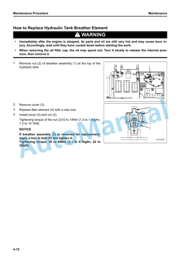 Komatsu PC290LC-11E0, PC290NLC-11E0 Demolition Hydraulic Excavator Operation and Maintenance Manual UENAM02040 5 Komatsu PC290LC-11E0, PC290NLC-11E0 Demolition Hydraulic Excavator Operation and Maintenance Manual UENAM02040 - Image 5