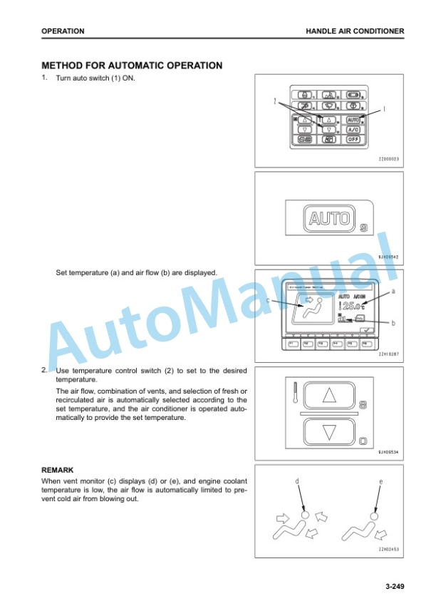 Komatsu PC290LC-11E0, PC290NLC-11E0 Hydraulic Excavator Operation and Maintenance Manual UENAM01597 4 Komatsu PC290LC-11E0, PC290NLC-11E0 Hydraulic Excavator Operation and Maintenance Manual UENAM01597 - Image 4