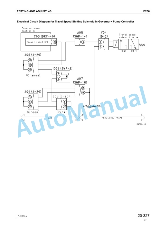 Komatsu PC290LC-7K, PC290NLC-7K Hydraulic Excavator Shop Manual UEBM001601 4 Komatsu PC290LC-7K, PC290NLC-7K Hydraulic Excavator Shop Manual UEBM001601 - Image 4