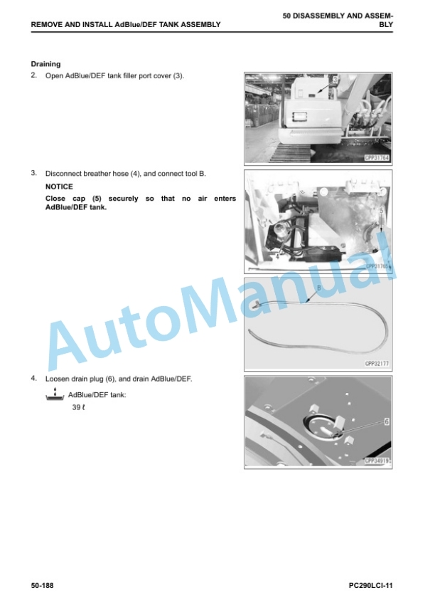 Komatsu PC290LCI-11 Hydraulic Excavator Shop Manual SEN06726-00 5 Komatsu PC290LCI-11 Hydraulic Excavator Shop Manual SEN06726-00 - Image 5