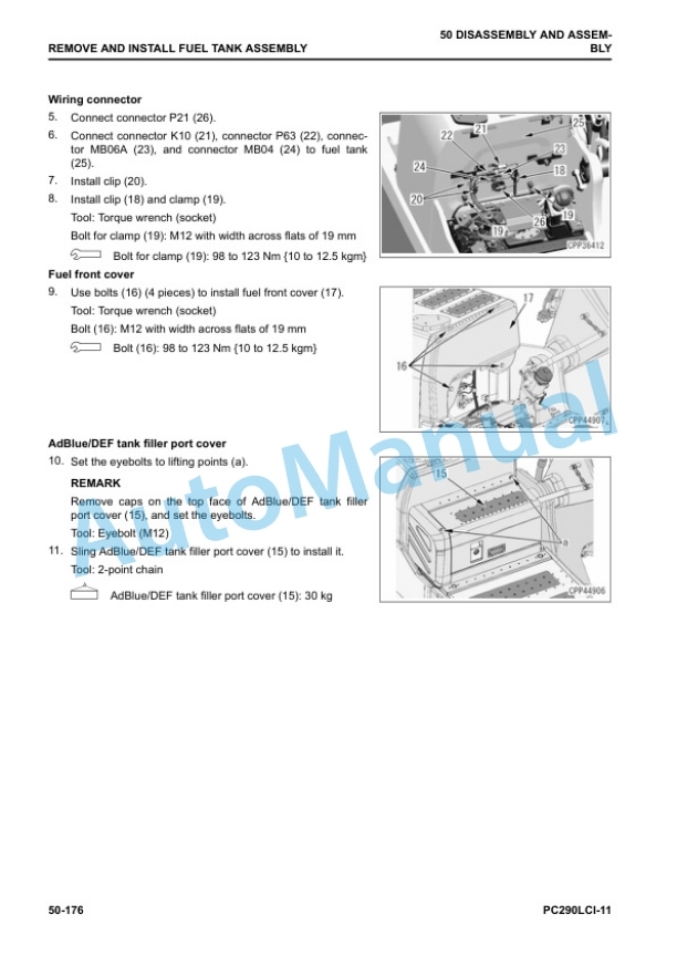 Komatsu PC290LCI-11 Hydraulic Excavator Shop Manual SEN06881-00 5 Komatsu PC290LCI-11 Hydraulic Excavator Shop Manual SEN06881-00 - Image 5