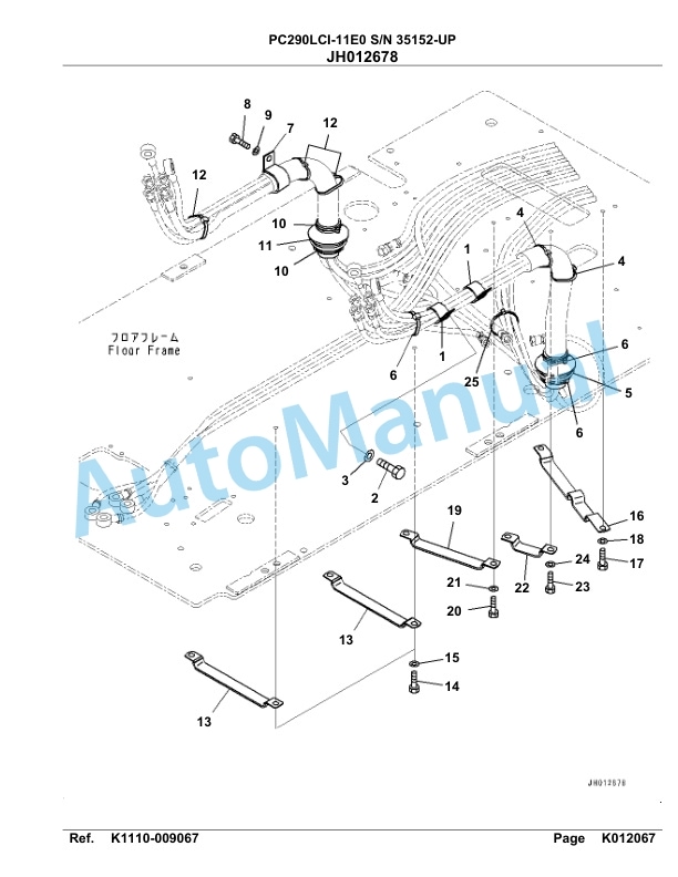 Komatsu PC290LCI-11E0 Hydraulic Excavator Parts Manual PC00090U 4 Komatsu PC290LCI-11E0 Hydraulic Excavator Parts Manual PC00090U-4