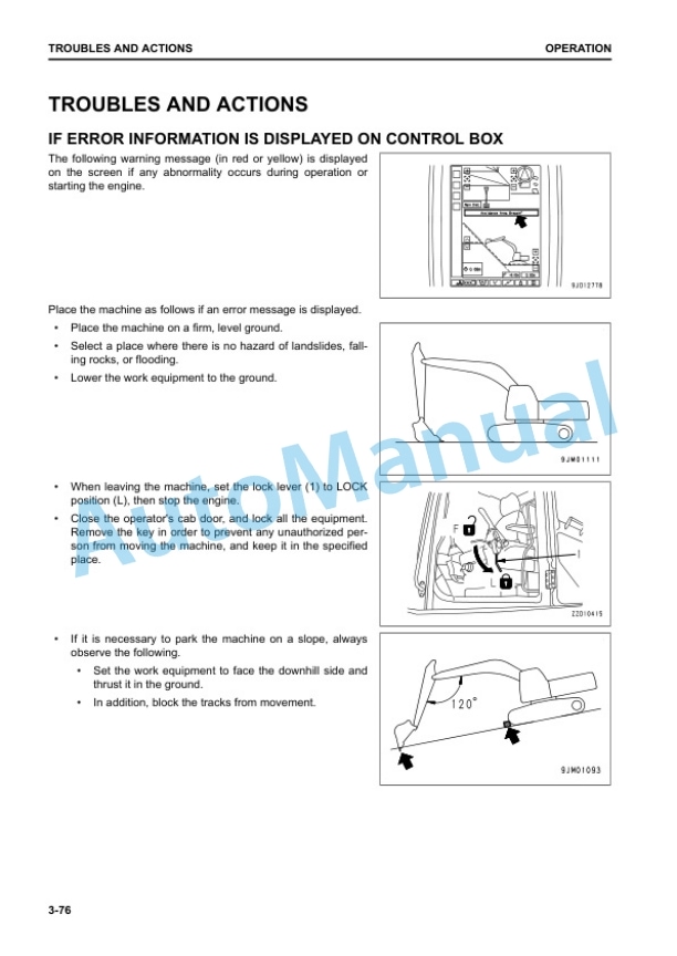 Komatsu PC290LCi-11E0, PC290NLCi-11E0 Hydraulic Excavator Operation and Maintenance Manual UENAM01681 2 Komatsu PC290LCi-11E0, PC290NLCi-11E0 Hydraulic Excavator Operation and Maintenance Manual UENAM01681 - Image 2